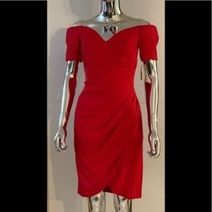 3X “HOST PICK” Vintage Pilar Rossi Couture Red Dress